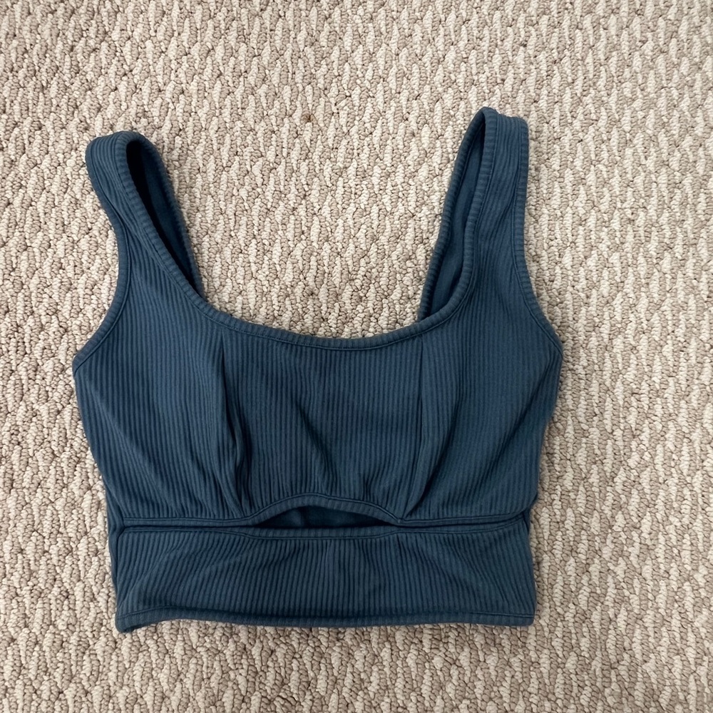 Stylish Blue Crop Top